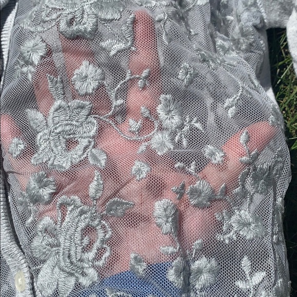 Abercrombie & Fitch Lace Sweater - Picture 3 of 9